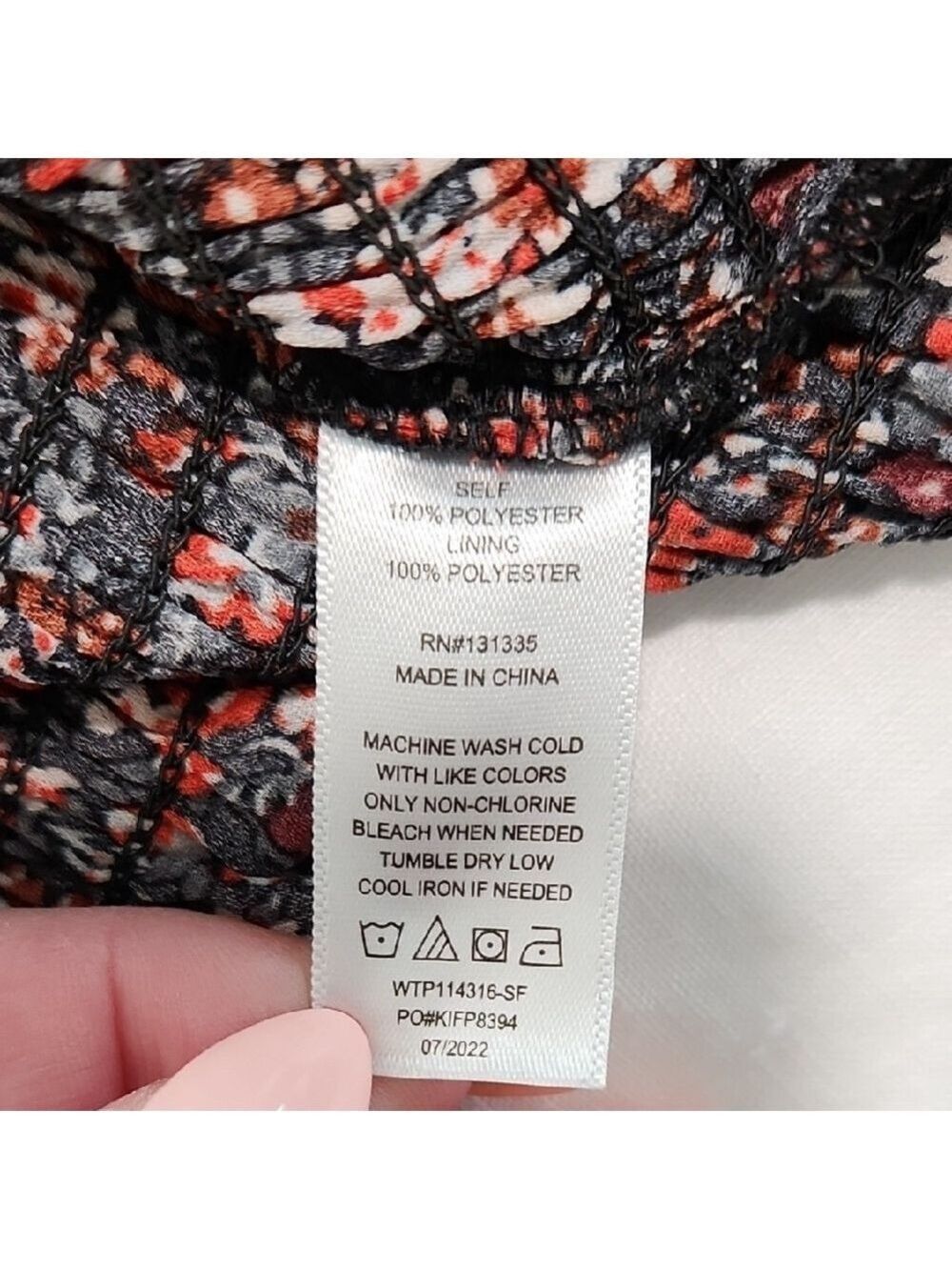 Floral Smocked Women's Top - Picture 8 of 8
